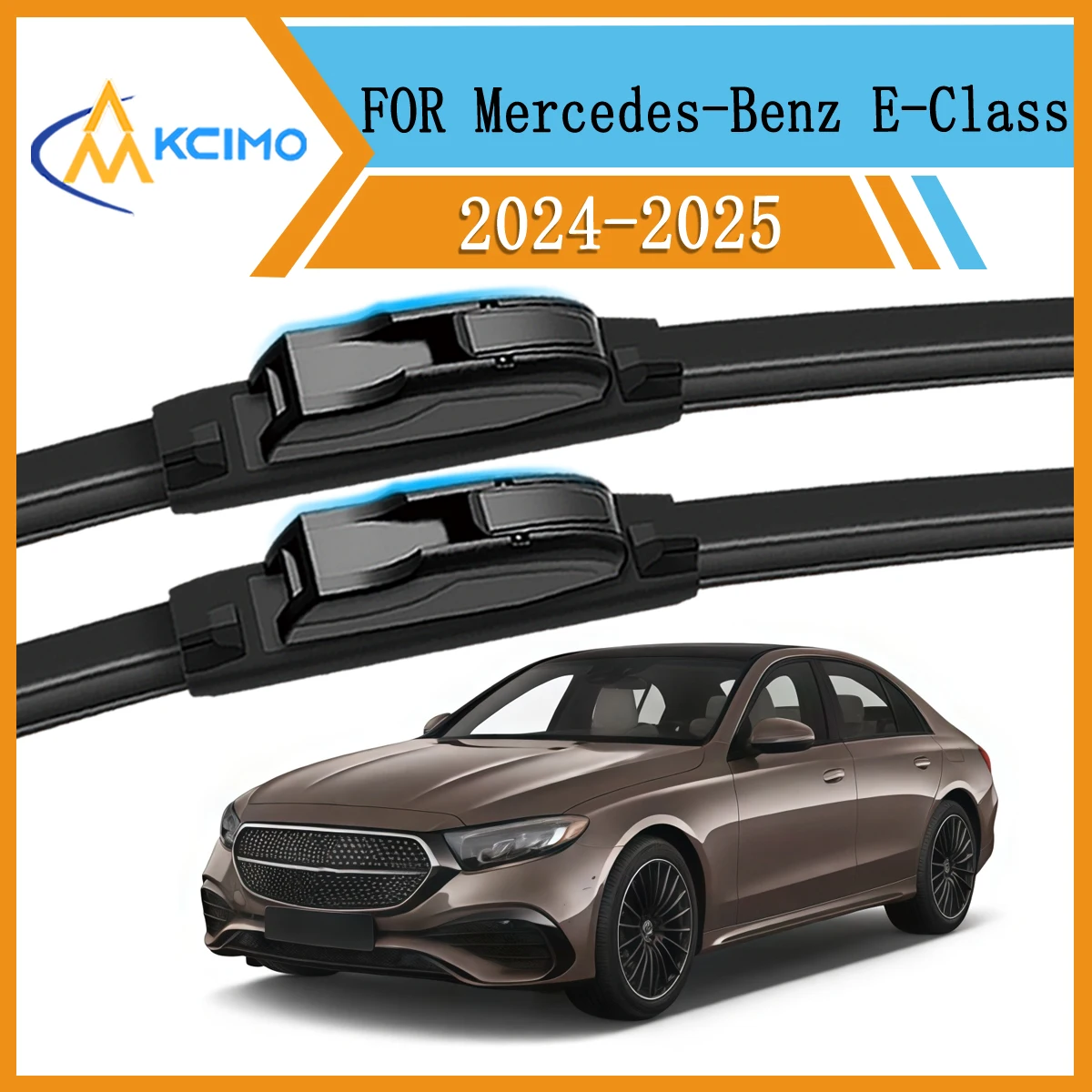 

Wiper Pair Exact Fit Front Windshield Wiper Blades For Mercedes-Benz E-Class 2024-2025 All-Weather Performance Streak-Free