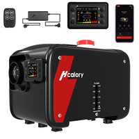 Hcalory Diesel Heater 8KW 12V Portable Diesel Air Heater with bluetooth Control and Smart APP Car Parking Diesel Heaters