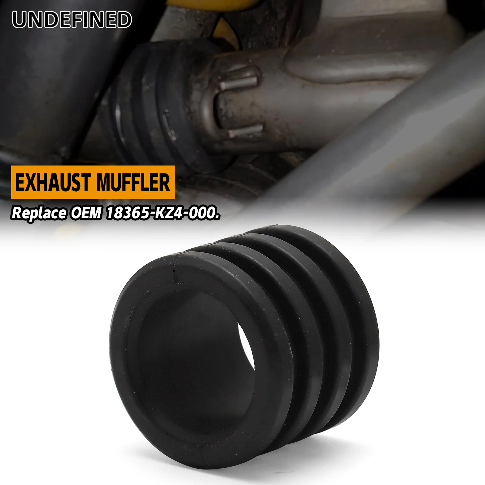 

Motorcycle Exhaust Pipe to Muffler Rubber Gasket 18365-KZ4-000 For 1989-2007 Honda CR125R