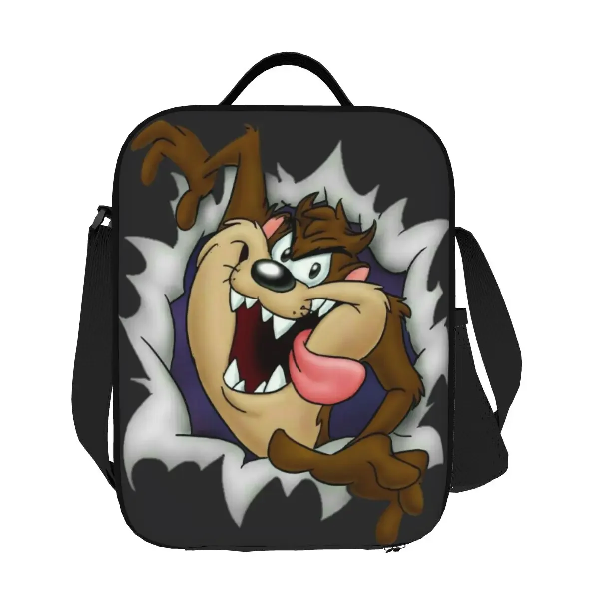 Tasmanian Devil Insulated Lunch Bag for Women Taz Cartoon Comic Thermal Cooler Bento Box Kids School Children