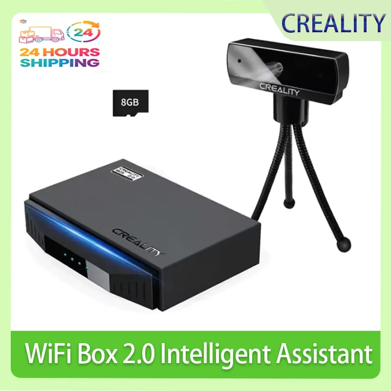 WiFi Box 2.0 Intelligenter Assistent von Creality für FDM 3D-Drucker BT Echtzeit-Monitor/Fernsteuerung Zeitraffer-Aufnahme 8G TF-Karte