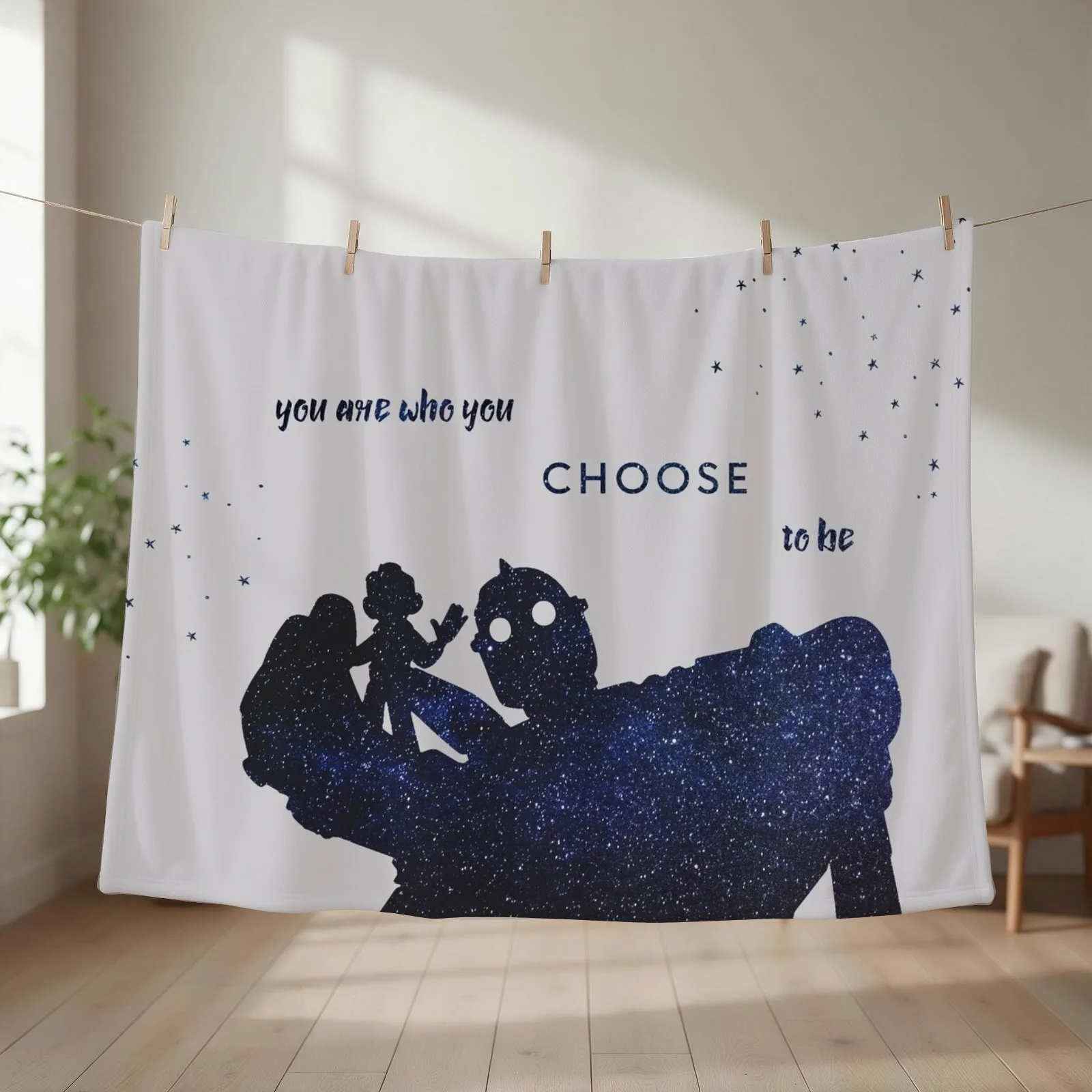 you are who you choose to be - the iron giant Throw Blanket Heavy Giant Sofa Soft Luxury Brand Blankets