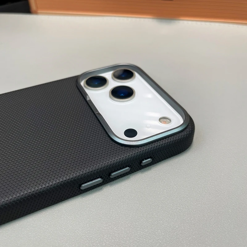 HOCE With Camera Control Button Magnetic Case For iPhone 17 16 Pro Max 17 Air Hit Color Leather Wireless Charge Shockproof Cover