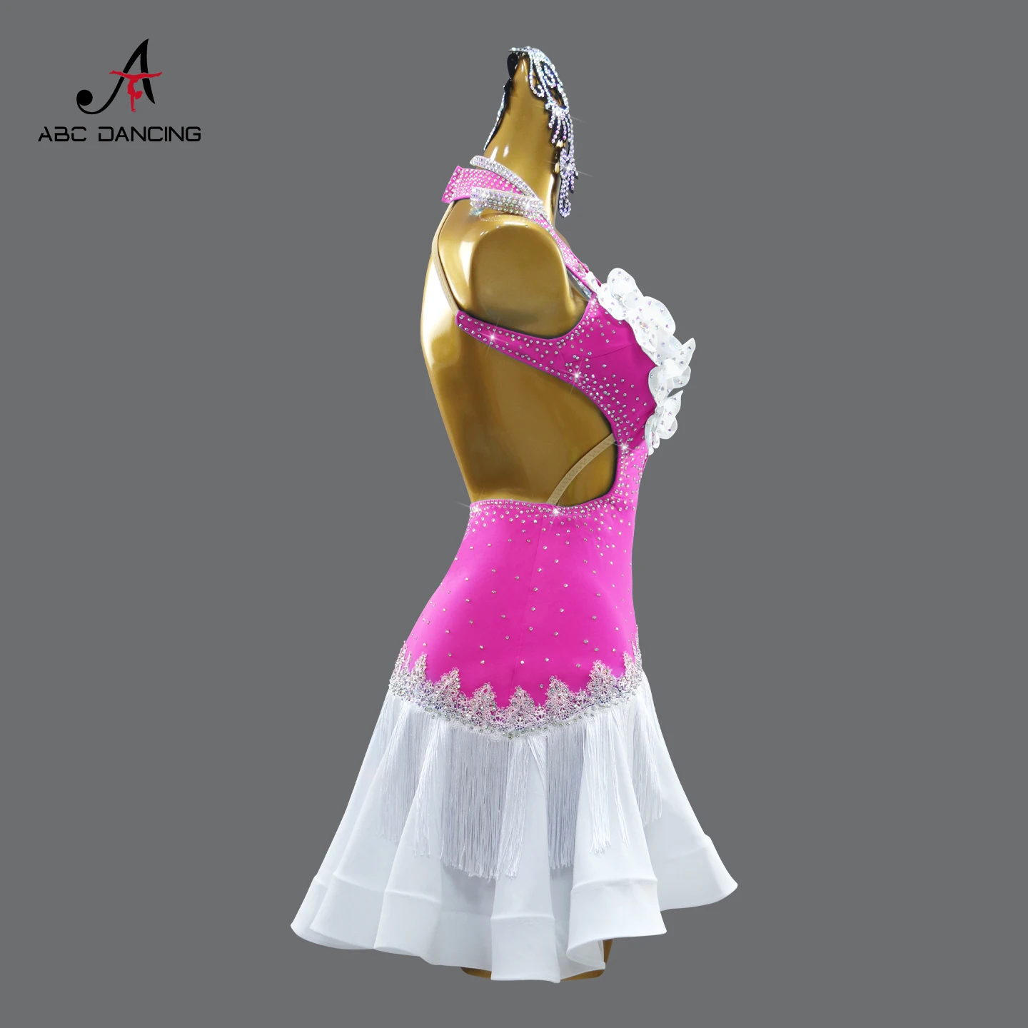 Robe femme femmes vêtements latino-américains concours de danse fille Costume de bal 2025 fête scène sport Dancewear Performance Costume