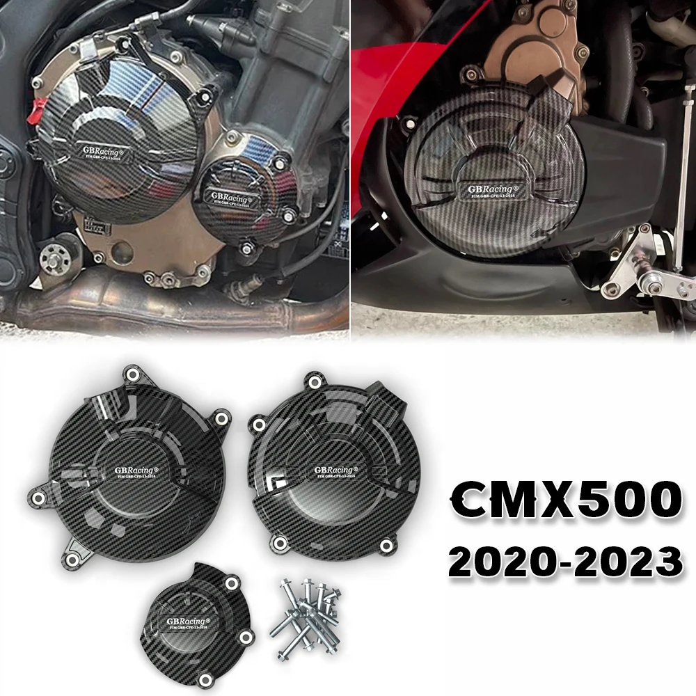 

Motorcycle Engine Cover Sets Bonnet Protector Engine Cover FOR HONDA CMX500 2020-2023