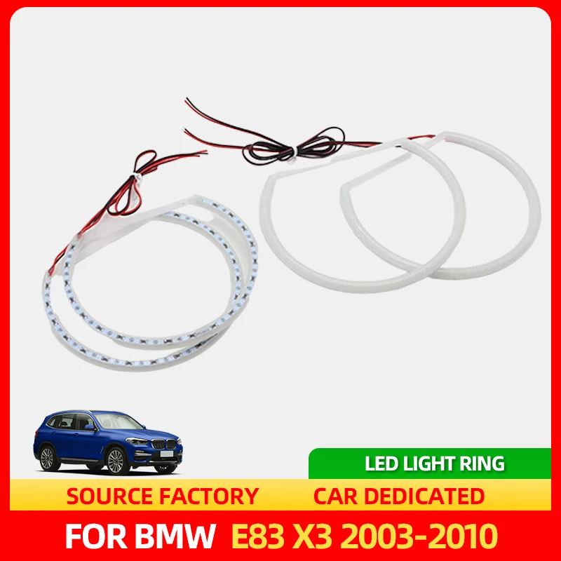 

3-летняя гарантия, комплект светодиодных ангельских глаз высокого качества, хлопковое белое кольцо для BMW E83 X3 2003-2010, подушки сиденья
