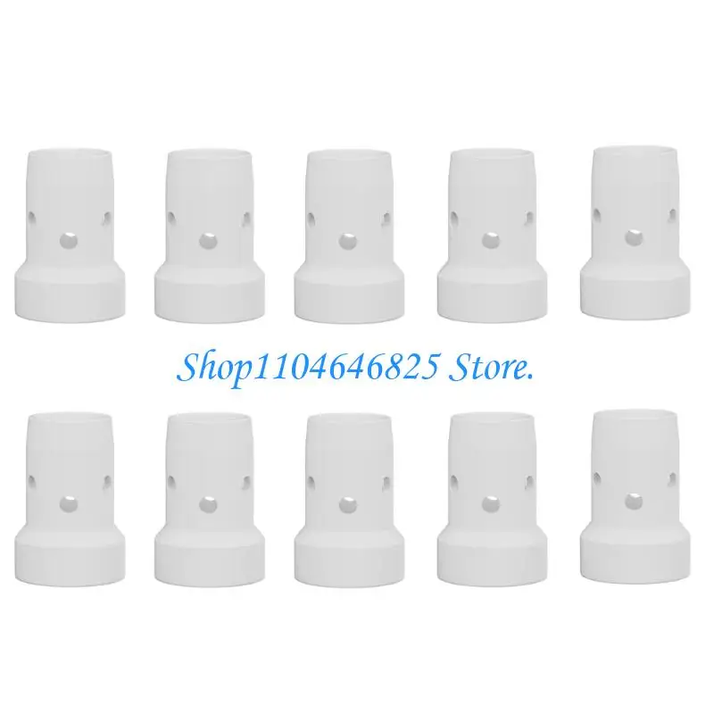 10Pcs Ceramic Mig Welding Gas Diffuser For 24KD 36KD Torches Welding Equipments