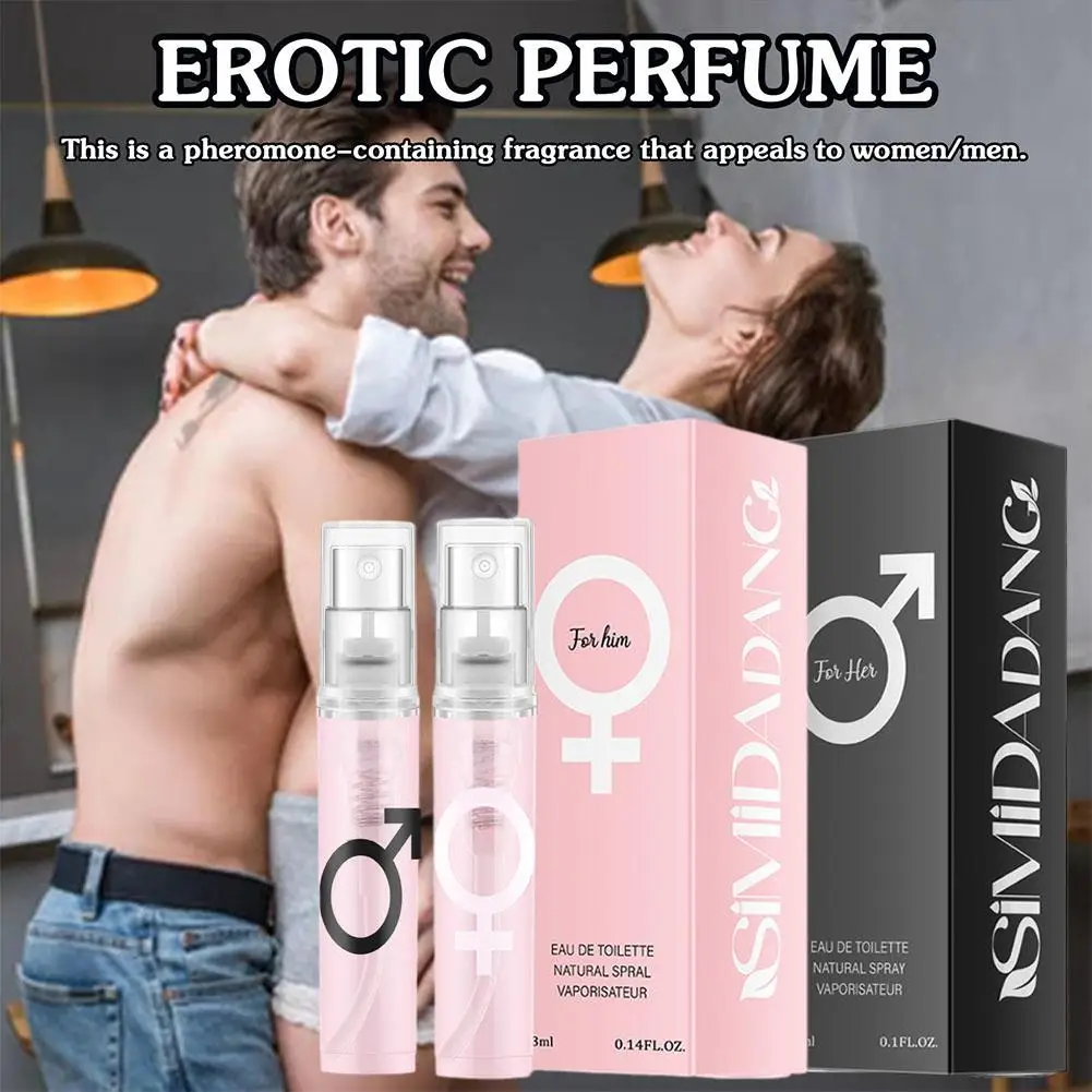 Feromonas de 3ML para hombre de larga duración, desodorante para mujer, Spray corporal para flirteo, incentivar citas, fragante, flirteo, aroma