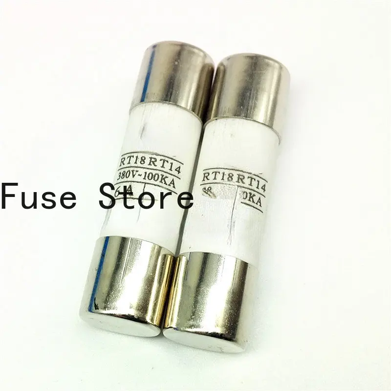10PCS Fuse RT18 RT14 R016 14.3 * 51 3A 380v-100KA Ceramic