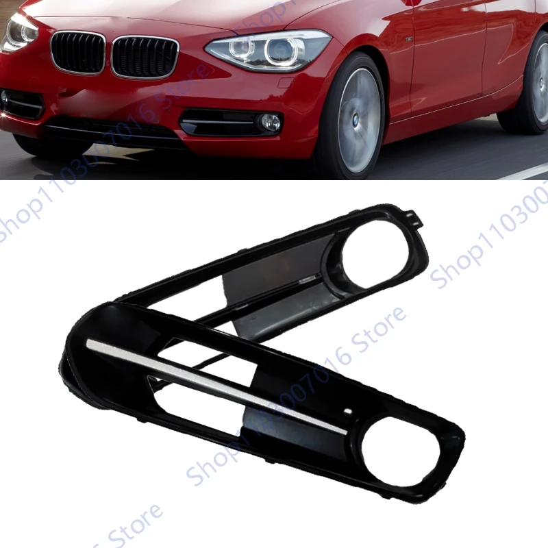 Für BMW 1er F20 F21 2010 2011 2012 2013-2015 Auto Nebelscheinwerfer-Abdeckung Blende Nebellampen-Abdeckungsgitter 51117341613 51117341614