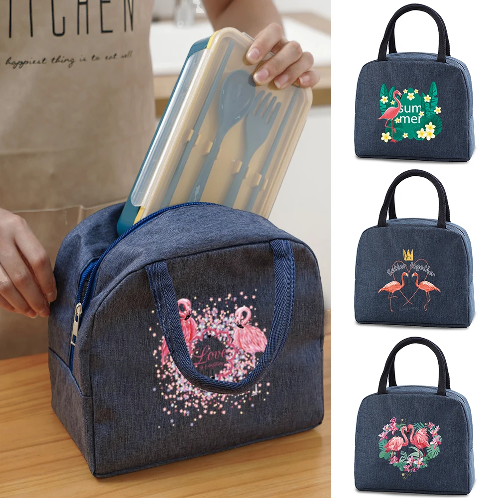 

Office Business Men Women Large Capacity Lunch Box Bag Insulated Canvas Bento Leak-proof Outdoor Camping Insulated Lunch Bag