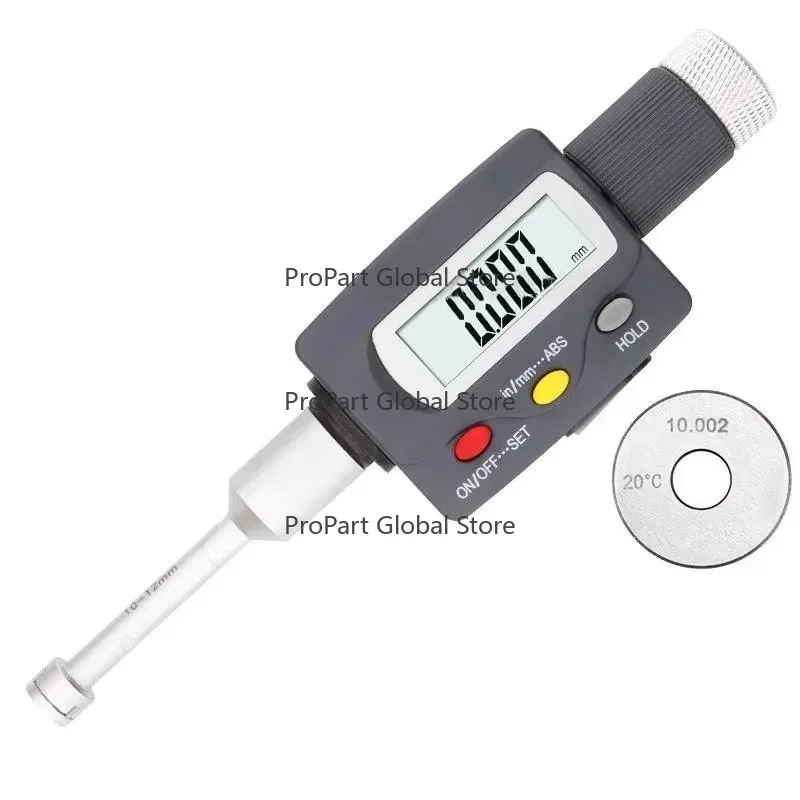 Precision Three Point 3 Jaws Digital Inside Micrometer, 0.001mm Resolution for Accurate Hole Bore Measurement