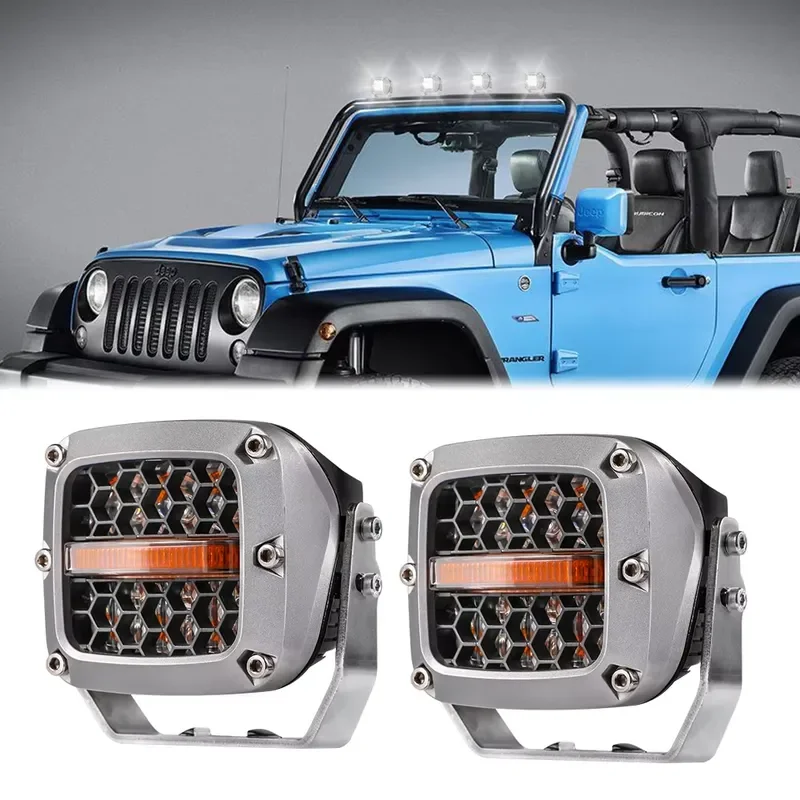 Auto Lighting System Off Road 6000 Lumen 4X4 Off Road Car 3Inch Led Spotlight Truck Led Driving Work Light for Atv Utv