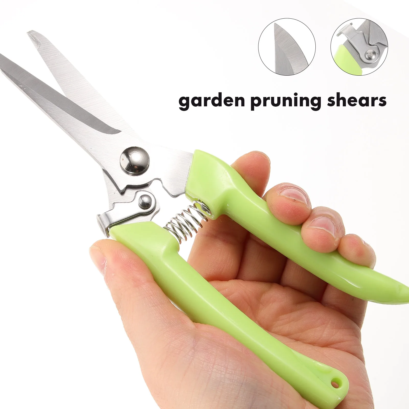 

2pcs Pruning Shears For Gardening Lightweight Garden Scissors Strong Plant Trimmers Small Branch Cutters Non-Slip Handle Floral