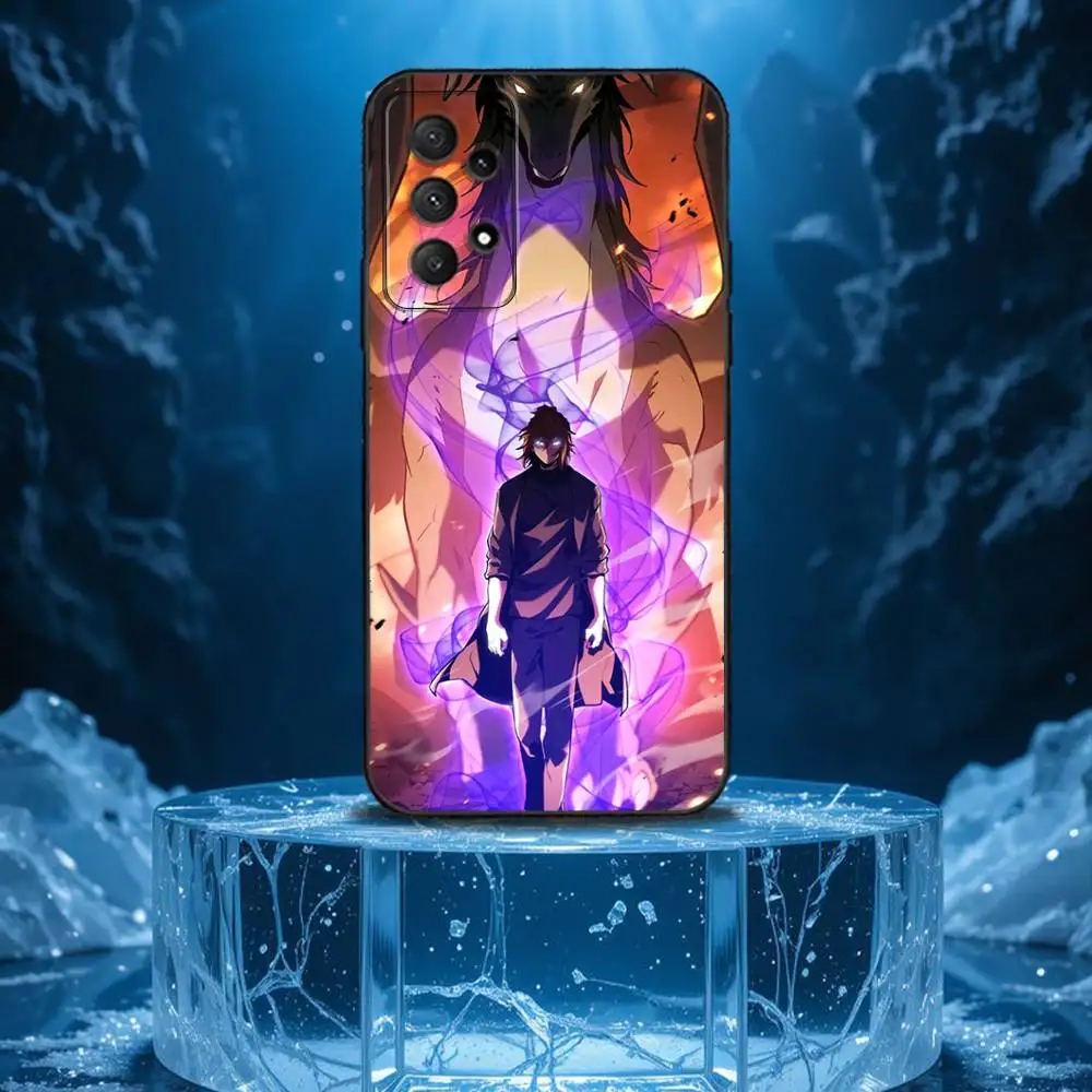 حافظة هاتف B- Beginning After E-End لهاتف Samsung Galaxy A13، A21s، A22، A31، A32، A52، A53، A71، A80، غلاف أسود ناعم