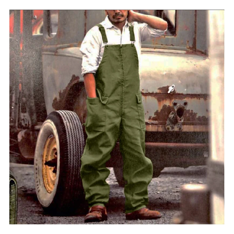 

Мужские рабочие брюки в стиле ретро, свободные повседневные комбинезоны большого размера, новинка 2024, Sle K303, летние длинные хлопковые брюки со средней талией