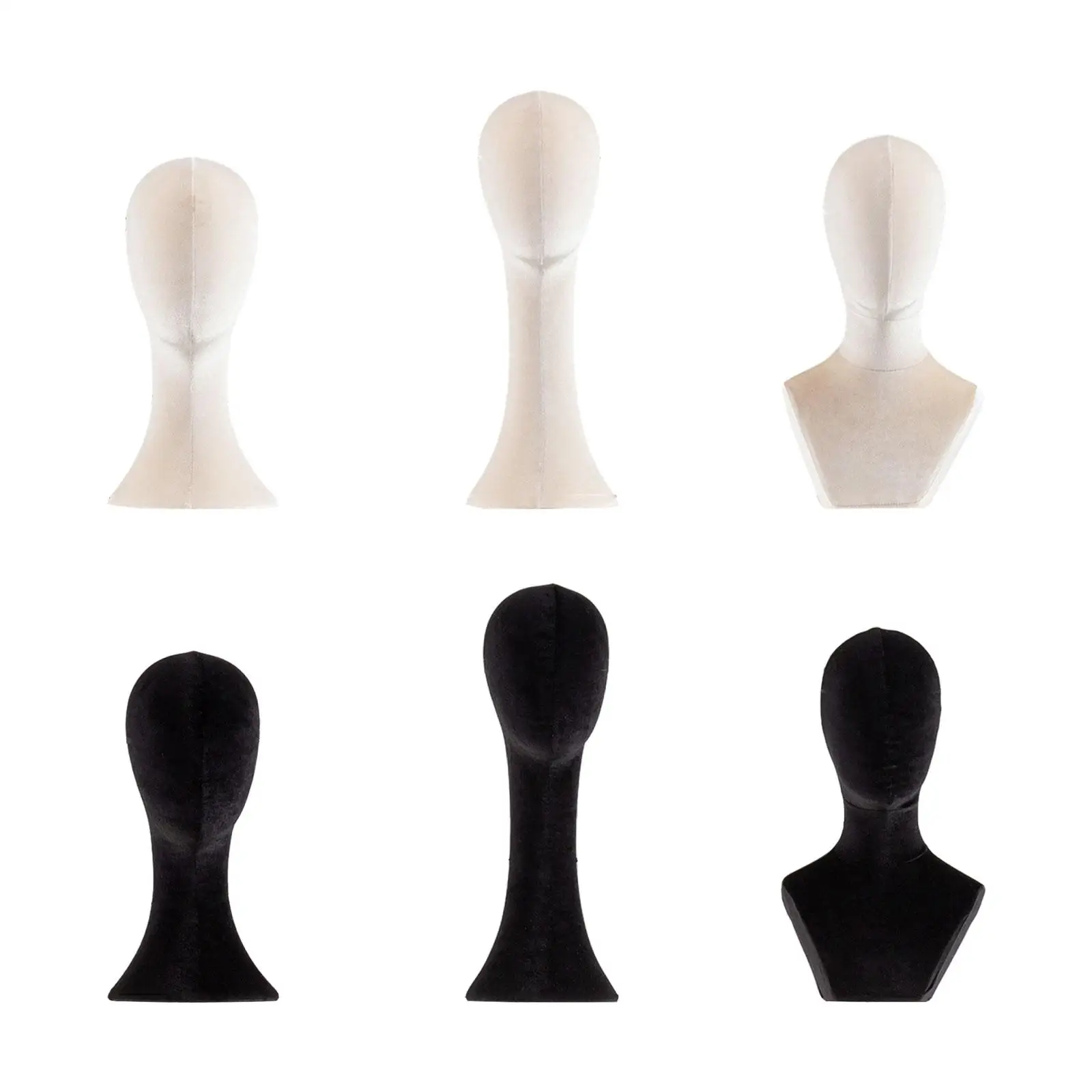 

Mannequin Head Model Headphone Hair Styling Tool Sunglasses Manikin Head Holder Hat Storage Rack for Home Salon Store Shop SPA