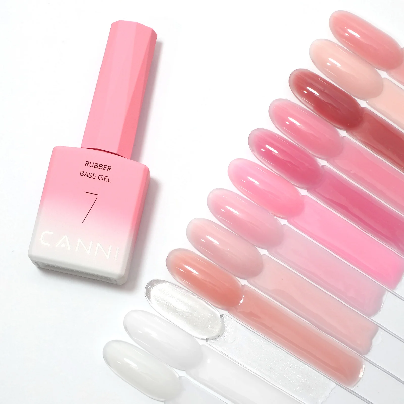 CANNI جيل للأظافر البولندية HEMA/TPO تمديد مجاني للأشعة فوق البنفسجية جل منشئ جيل للأظافر في زجاجة قاعدة مطاطية شبه دائمة جل التسوية الذاتية