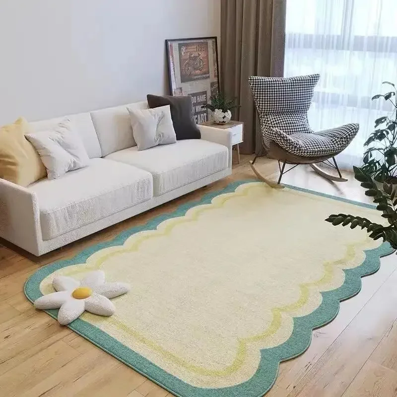 

Simple Carpet Bedroom Bedside Large Size Carpet 200x300cm Living Room Sofa Mat Tea Table Mat Thickened Machine Washable