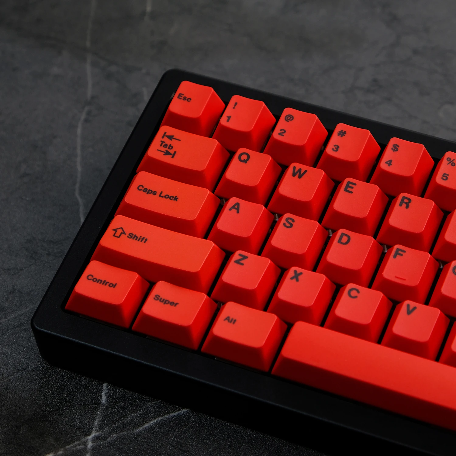 154 Keys Red Keycaps Cherry Profile PBT Dye Sublimation Mechanical Keyboard Keycap For MX Switch ISO Enter 2.25U 2.75U 6.25U 7U