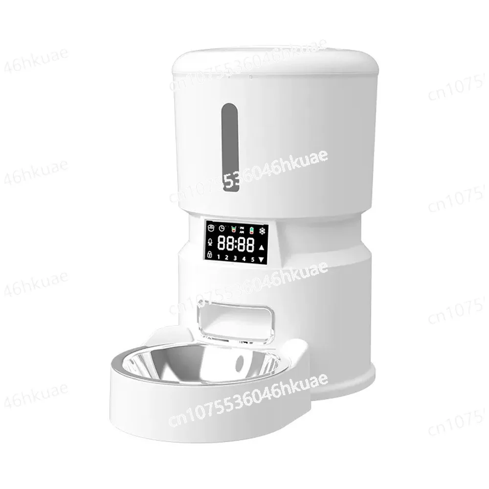 Manual Automatic Feeder Cat Dog Food Basin Pet Regular Quantitative Residual Food Detection Self-service Feeding Machine