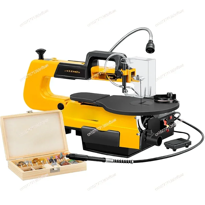 Desktop Speed Control Curve , Flower Carving Woodworking Table Reciprocating Saw Wire Electric