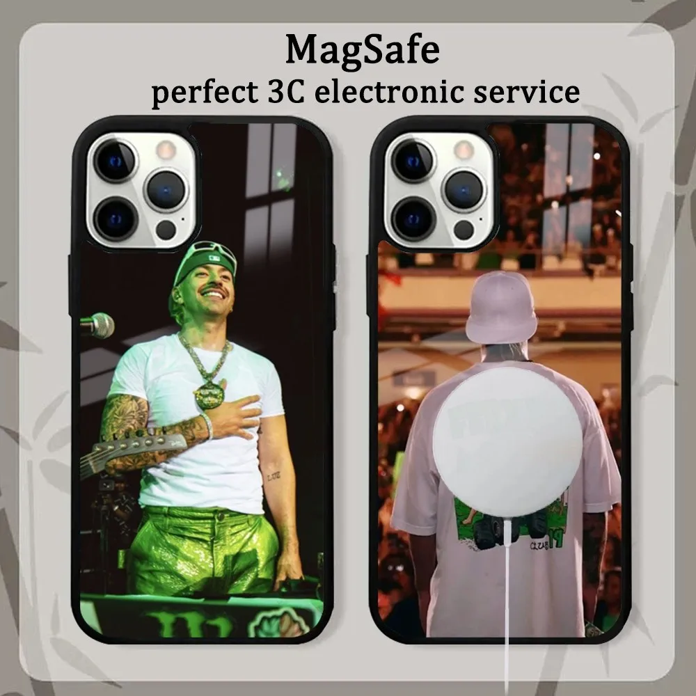 

Feid Nitro Jam Ferxxo Phone Case For IPhone16 15 14 13 12 11 Pro Max Plus Mini Mirror Magnetic Cover