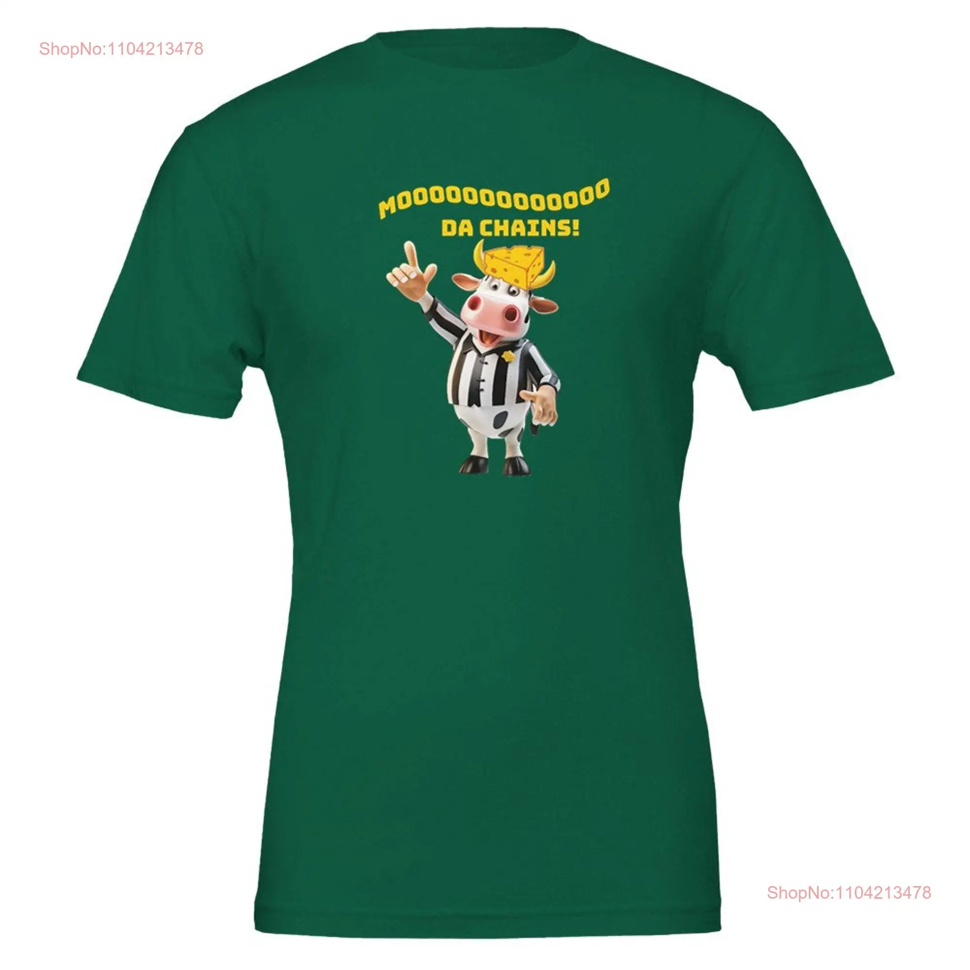 Moo Da Chains Packer T Shirt long or short sleeves