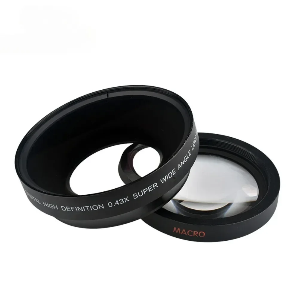 0.43x 67mm  HD Super Wide Angle Additional Lens with Macro Portion Affiliated Lens for Cannon Nikon Camera Lens