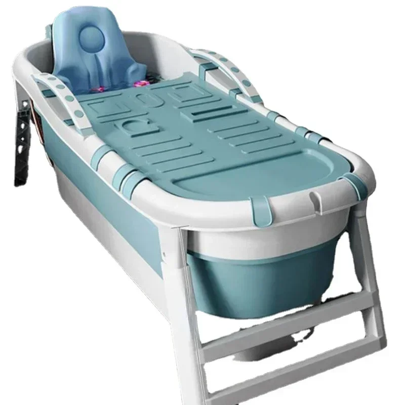 

Mobile Collapsible Bathtub Grab Support Adult Folding Bathtub Portable Bath Barrel Baignoire Pliable Adullte Bathtub Accesoires