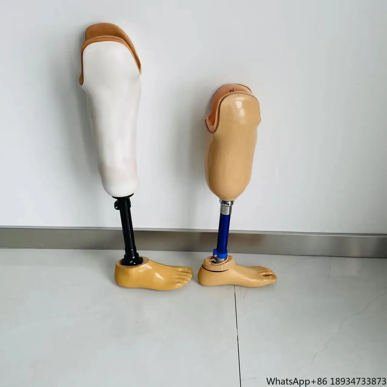 below knee prosthesis 100kg load weight prosthetic leg with sach foot and aluminum prosthetic parts