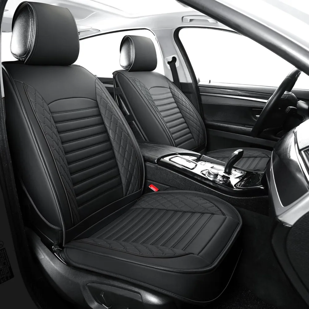 

Seat Covers for Cars, Front Seats Only, Automotive Seat Covers for Trucks, SUV, Leatherette, Universal Fit, Ve