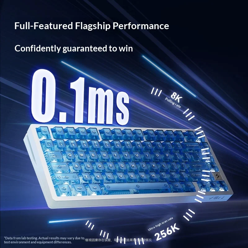 VGN Flash Extreme Mechanical Keyboard 75% Gasket Aluminum Hot-Swap RT0.001mm 8KHz Polling Rate 0.1ms Low Latency Gaming Keyboard