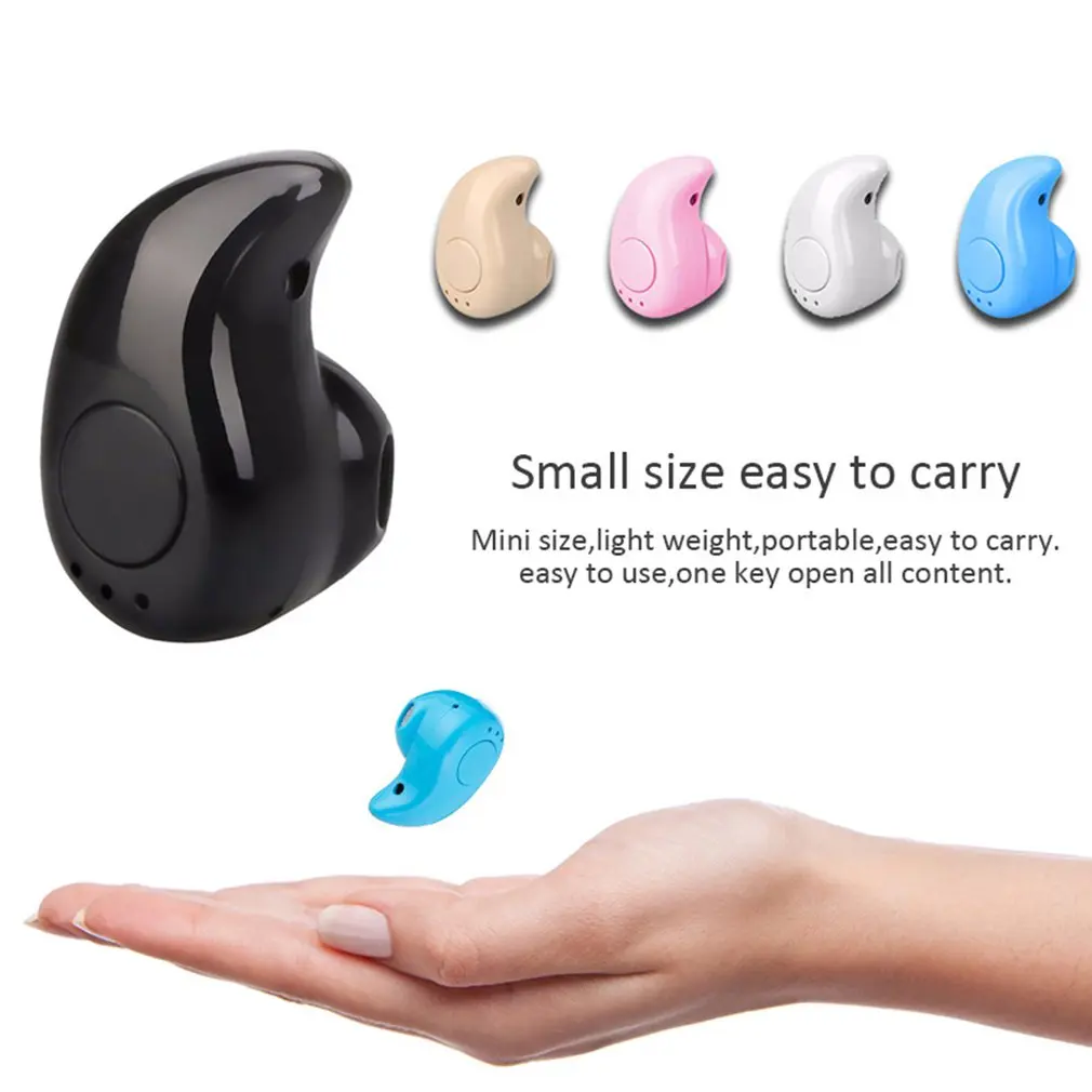 S11 Wireless headphones Car Business  Bluetooth-compatible 5.0 Headset Handsfree Headphones Mini Strong Bass Wireless Earphones