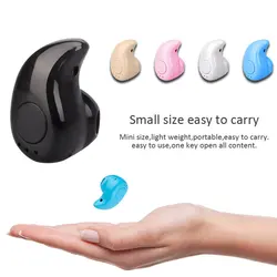 S530 fone de ouvido sem fio com cancelamento de ruído estéreo handsfree esportes invisível mini fone de ouvido com microfone earbud