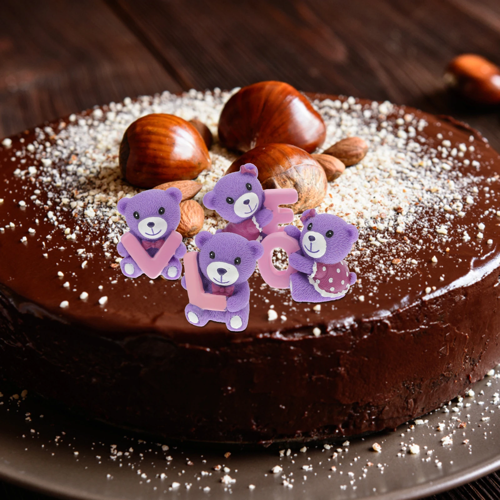 Смола Медведь Ремесла ЛЮБОВ Дизайн