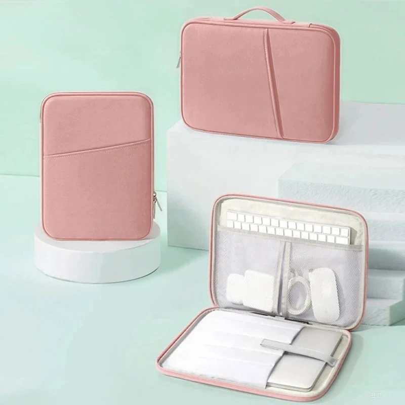 Borsa per laptop per custodia protettiva per tablet da 11/13 pollici Custodia da trasporto imbottita antiurto adatta per iPad MacBook Xiaomi HUAWEI Lenovo