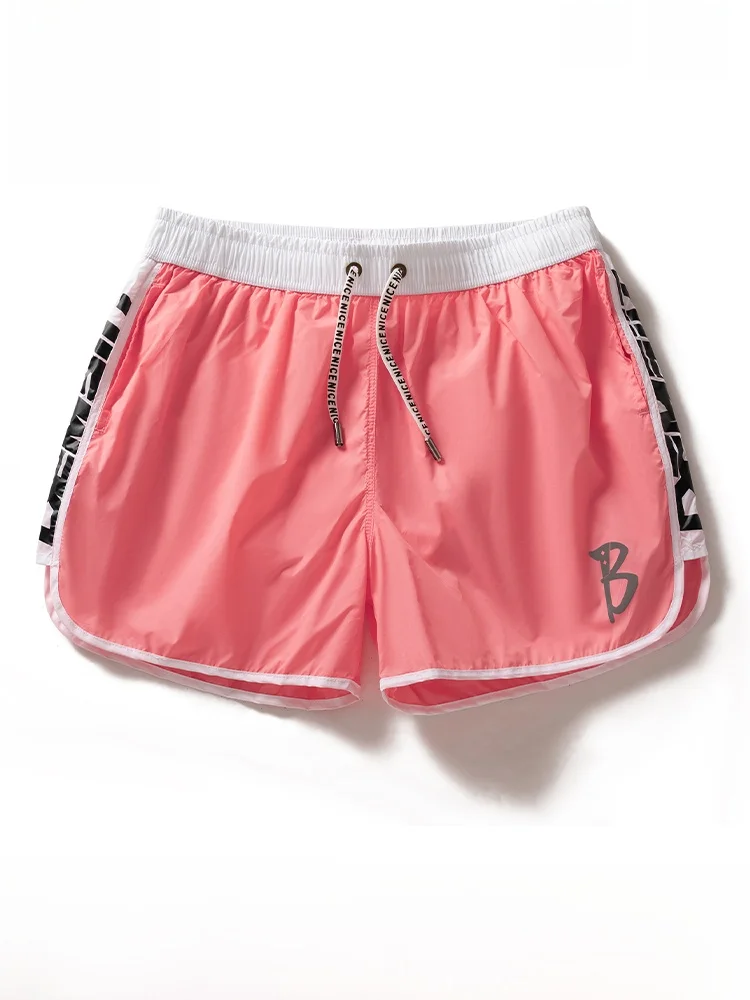 

Мужские спортивные шорты NY Ice Silk для бега, быстросохнущие, дышащие, повседневные, для пляжа и тренировок, длиной три четверти, спортивная одежда