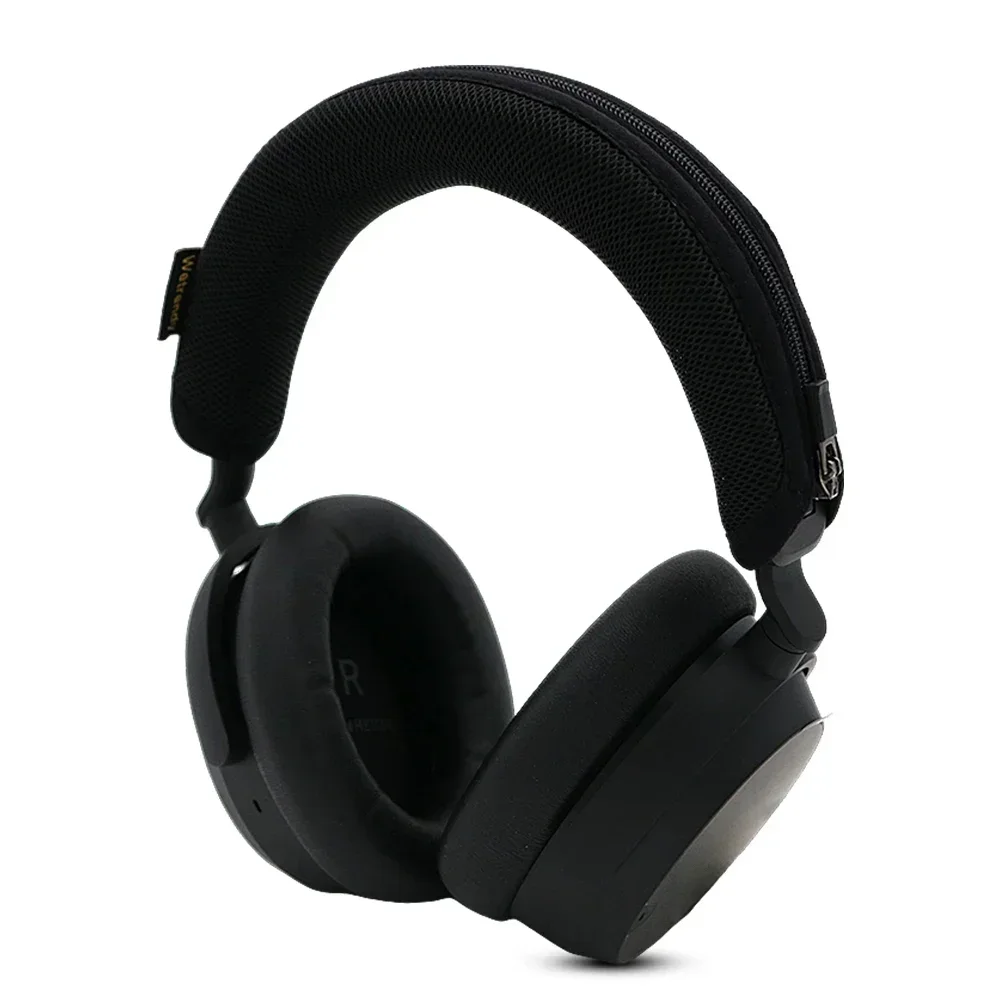 

Advanced feeling Headphone Head Beam Cover for Sennheiser ACCENTUM PLUS Headset Zipper knitted fabric headband protective cover.