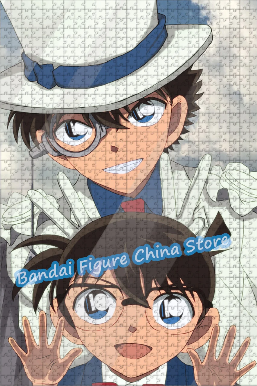 انمي ياباني المحقق كونان كوروبا كايتو لتقوم بها بنفسك بانوراما الألغاز 108/200/300/500/1000 قطع تخفيف الضغط اللعب الألغاز الهدايا