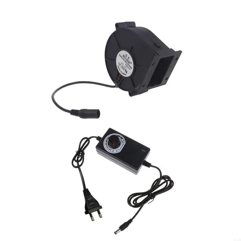 97mm x 33mm Blower Fan with Speed Controller DIY Cooling Ventilation Projects 