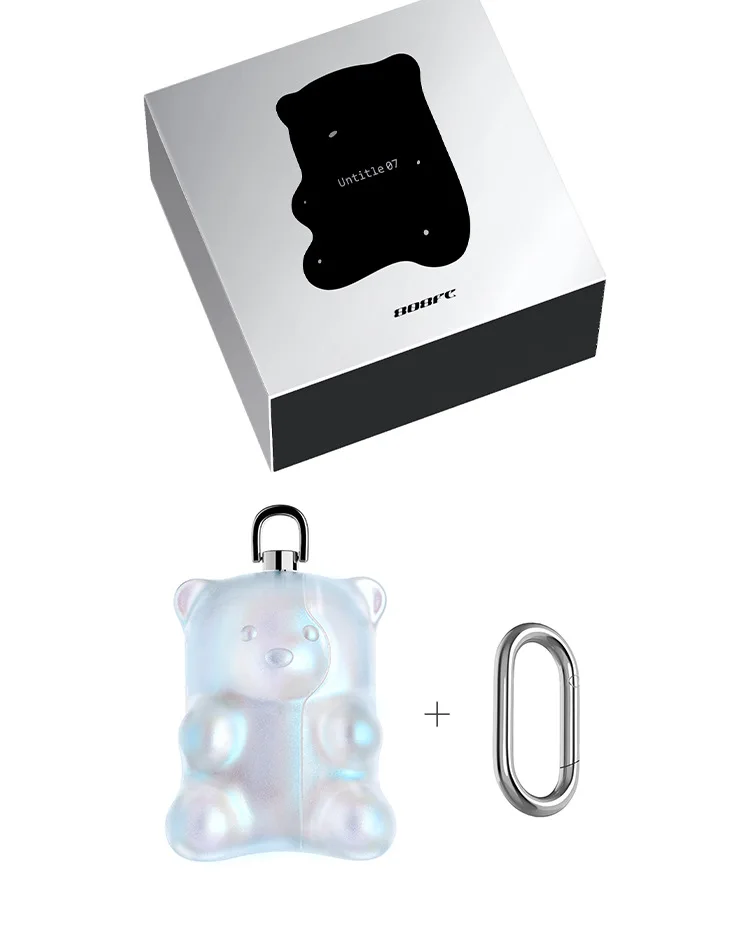 Bear For AirPods Pro2/4 Case Apple-Themed Cute Gummy Earbud Case Hard Plastic with Vibrant Colors Shockproof Bluetooth Earbud Ca