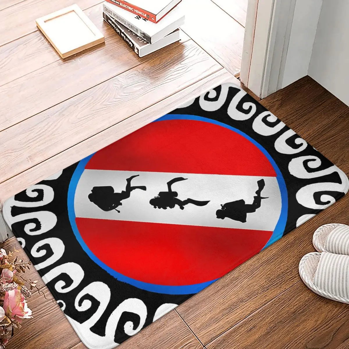 LINK Scuba Dive Diver Diving Bedroom Mat Rug Home Doormat Living Room Carpet Entrance Door