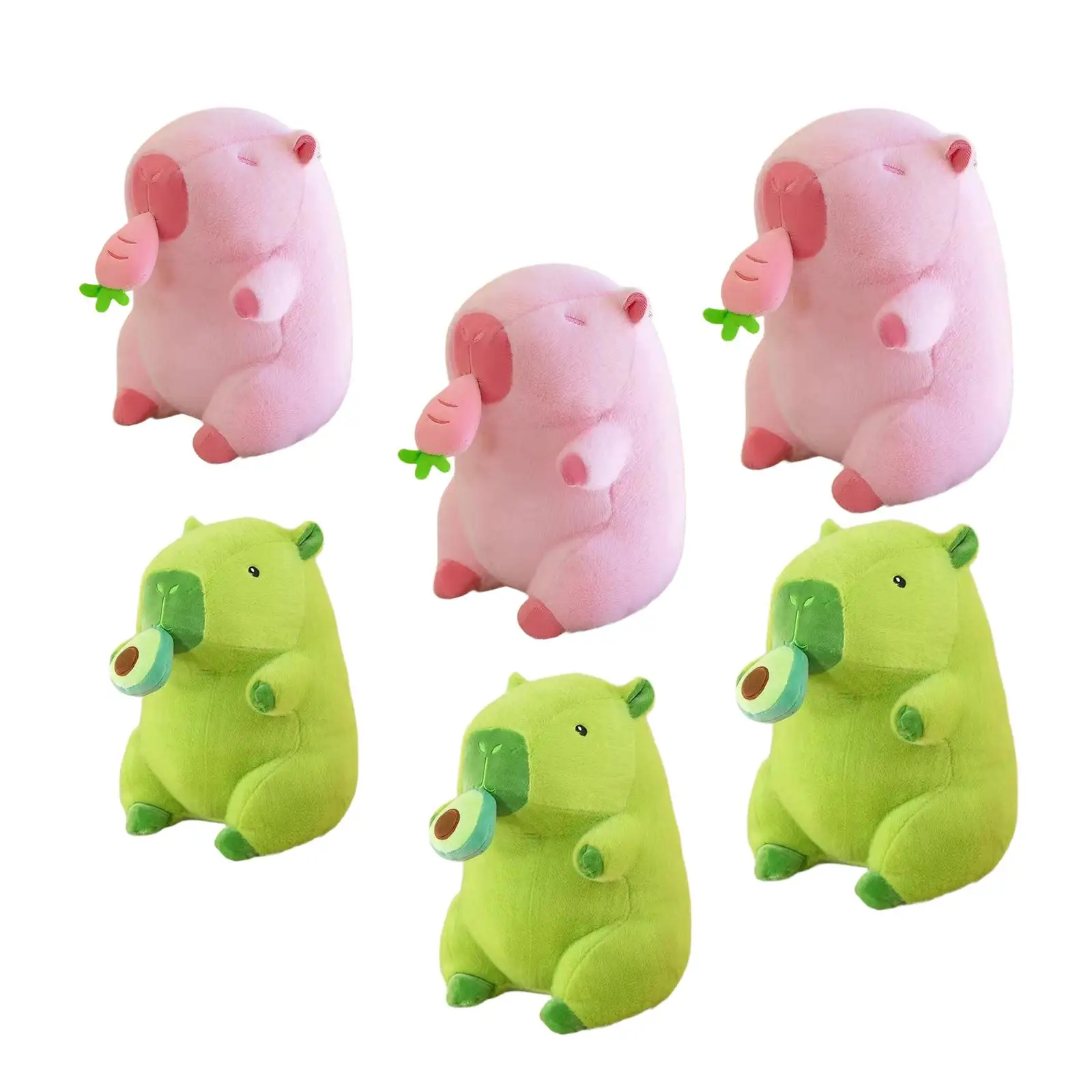 

Capybara Plush Toy Living Room Decoration Holiday Gift Huggable Novelty Plush