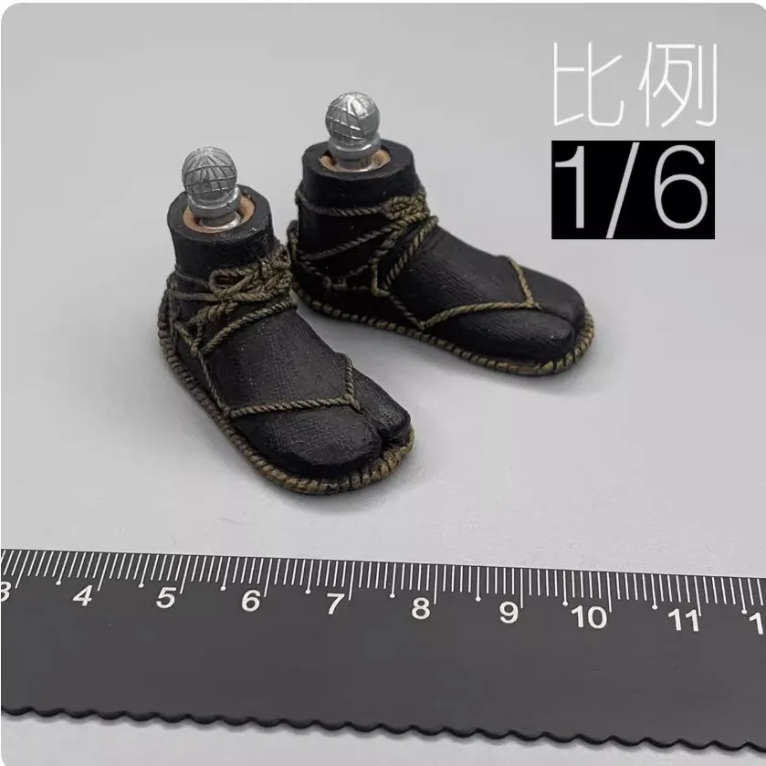 

1/6 Scale Soldier Accessories Samurai Shoes High Quality Model Fit 12'' Action Figure Body In Stock