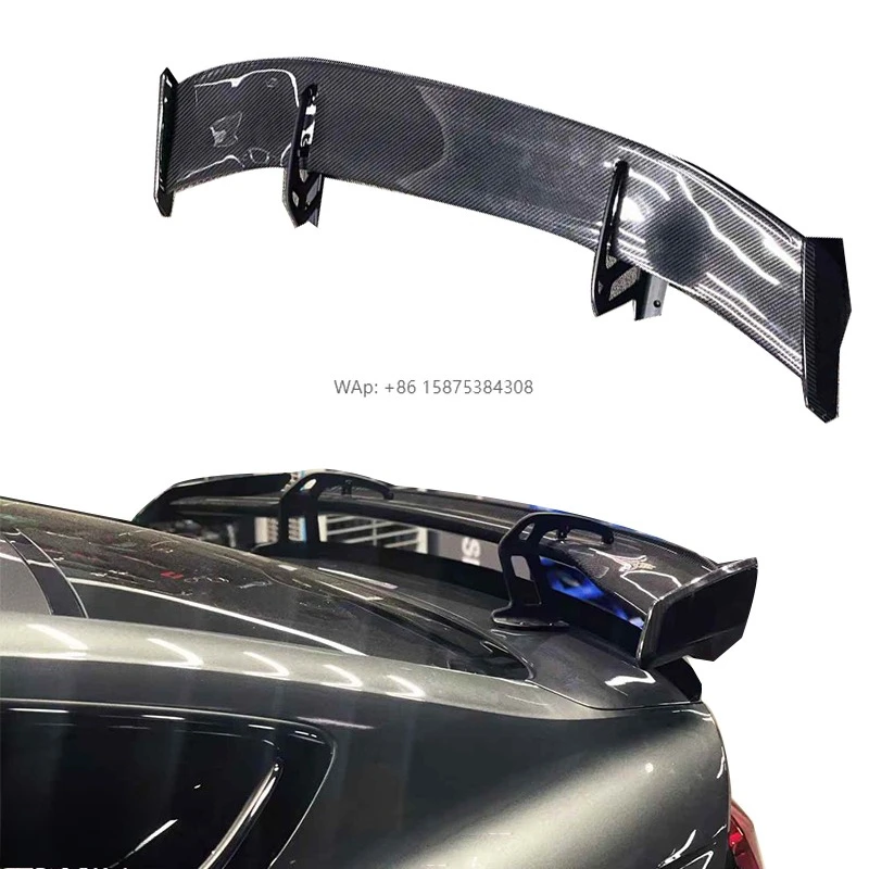 Dry Carbon Fiber AK Style Rear Trunk Wing for RS3 RS5 RS7 Sedan Universal Car Dry Carbon Fiber Rear Spoiler High Quality