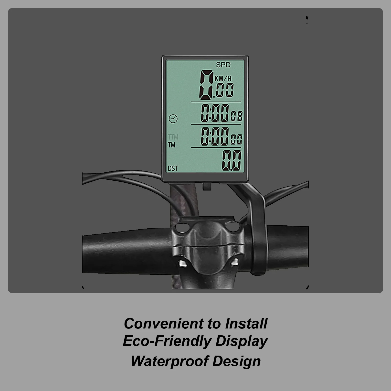 Waterproof Wired Bike Computer Cycling Stopwatch Cycling Speedometer Mountain Road Bicycle Luminous Odometer Bike Wired Sensor