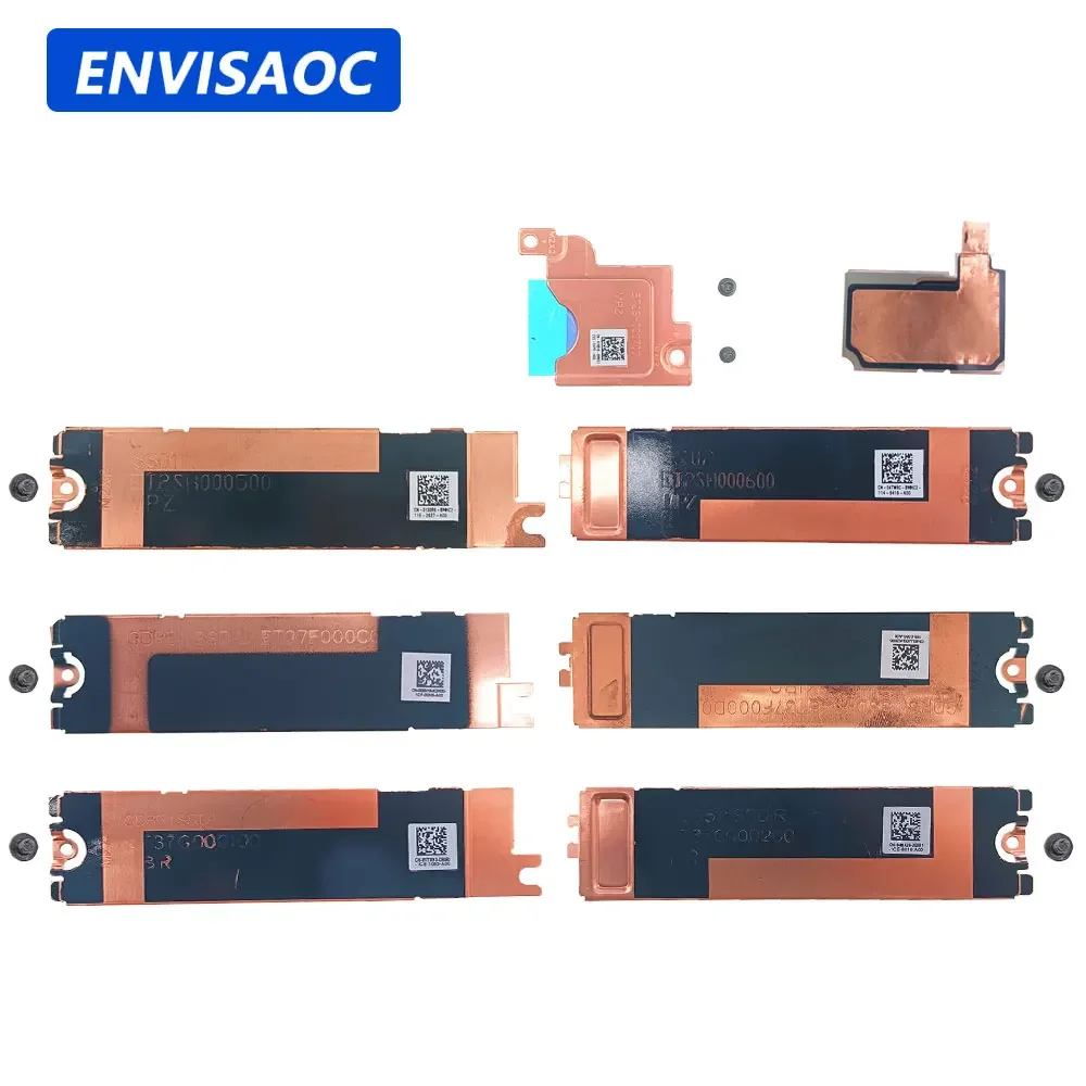 For Dell XPS 15 9500 9510 9520 Precision 5550 5560 5570 M5550 M5560 M5570 laptop M.2 2280 SSD Hard Drive IC Bracket Heatsink