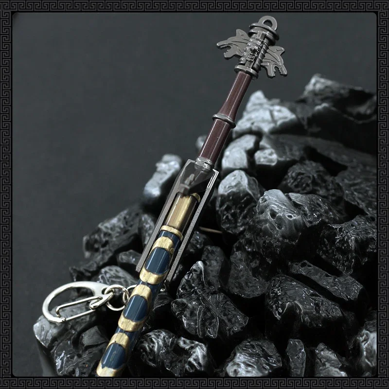 22CM Wild Hunt Aerondight Geralt broń urządzenia peryferyjne do gier w całości z metalu Model kolekcjonerskie ozdoby na biurko Cosplay miecz zabawka chłopiec prezent