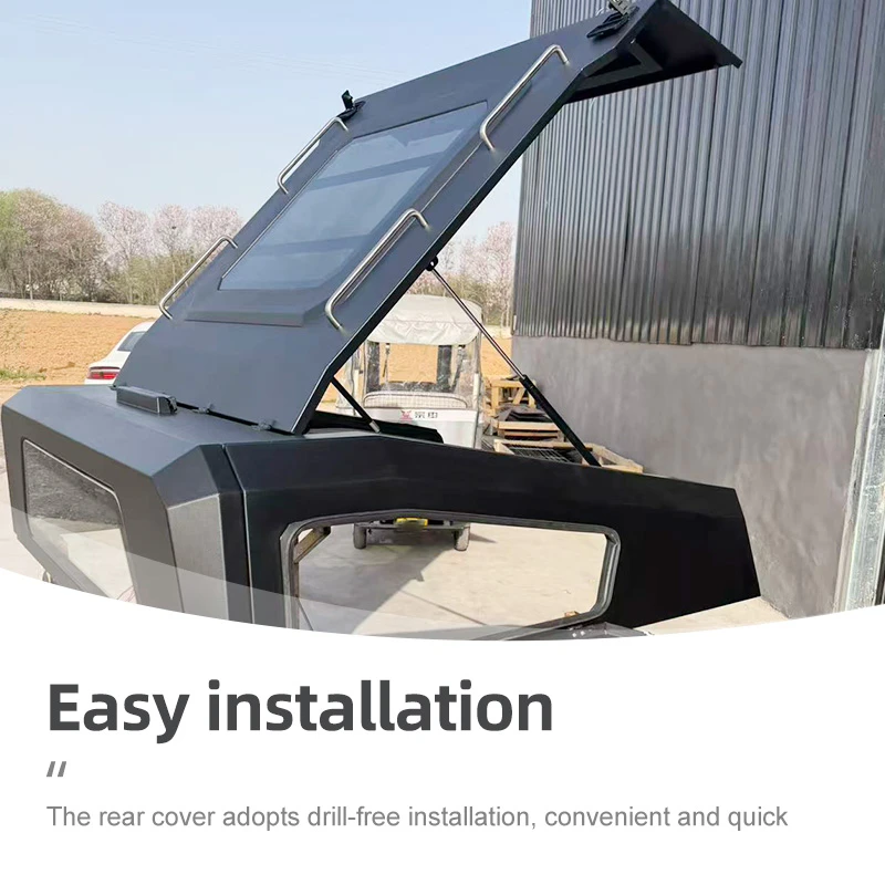 Hot Selling Heavy-Duty Angled Hard Rear Box High Lid Pickup Truck Bed Cover Fit BYD Shark 5/6 Modification